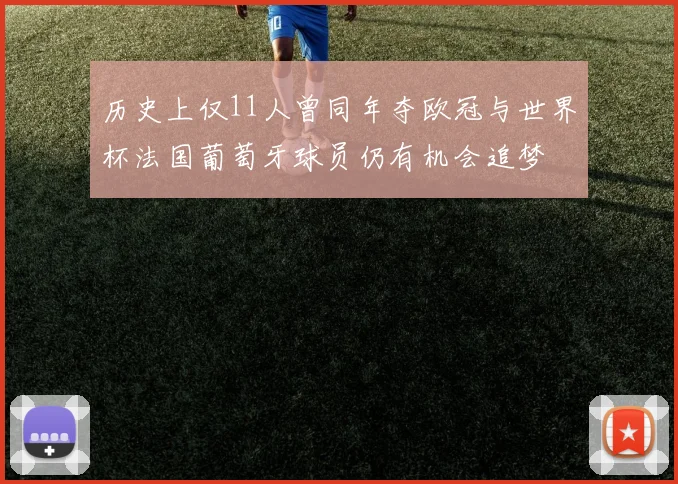 历史上仅11人曾同年夺欧冠与世界杯法国葡萄牙球员仍有机会追梦